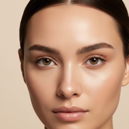 Crema Hidratante Facial - frente y nariz piel radiante de lujo
